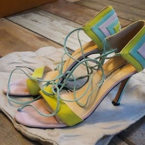 Brian Atwood Vintage Suede Heels